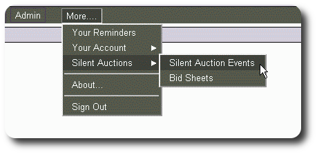 Selecting auction events