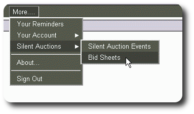 Adding a bid sheet template