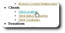 client location