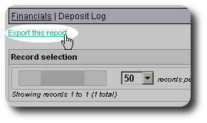 deposit log