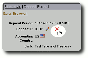 deposit record