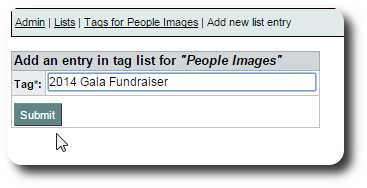 image document tags