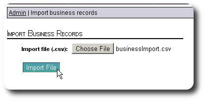 import business records