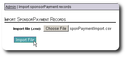 sponsor payment
