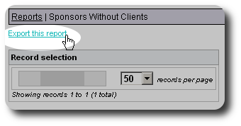 sponsors without clients