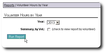 volunteer yearly report
