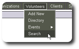 volunteer search